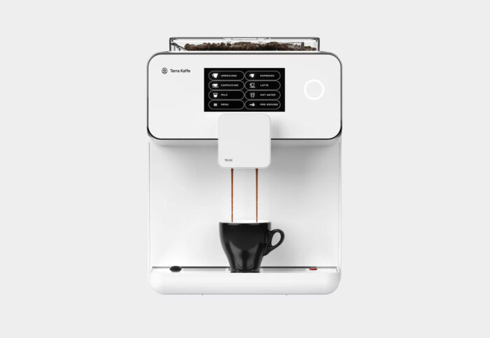 Terra Kaffe TK-01 Espresso Machine – White - Image 4