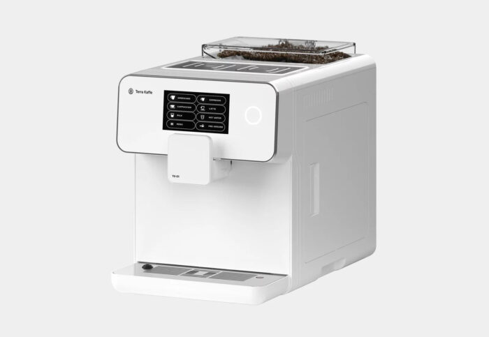 Terra Kaffe TK-01 Espresso Machine – White - Image 3