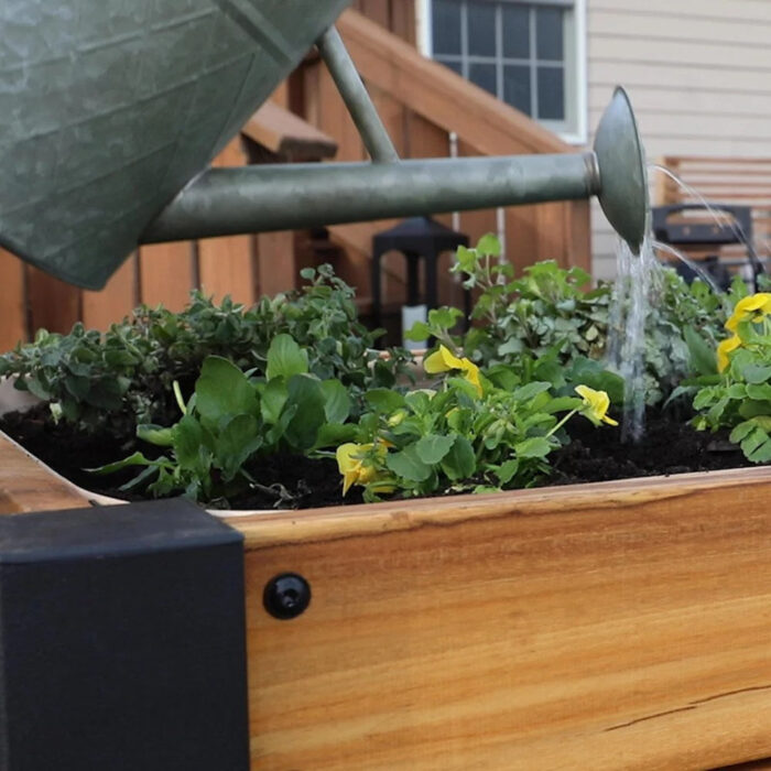 Raised planter 100% authentic teak wood - Image 4