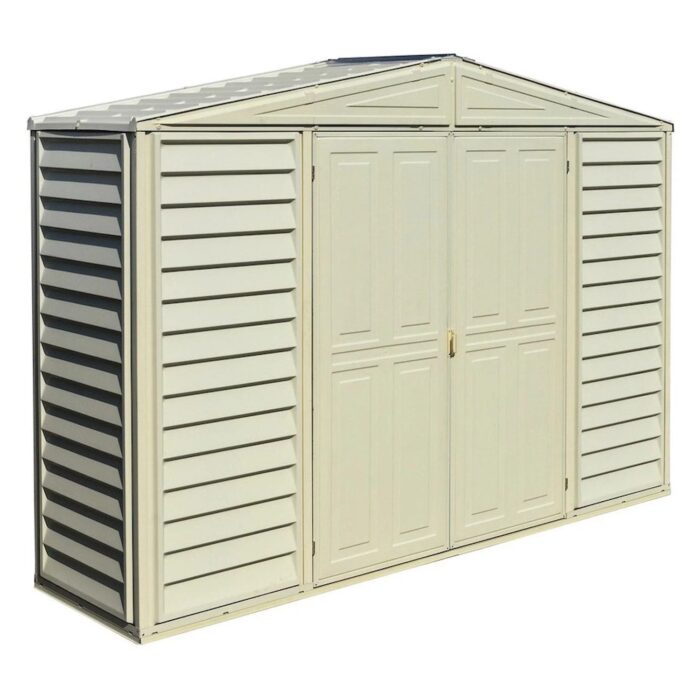 DuraMax 10.5ft x 2.75ft SidePro Vinyl Shed with Foundation Kit - Image 3