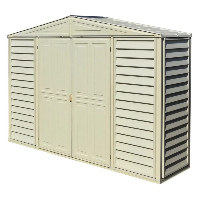 DuraMax 10.5ft x 2.75ft SidePro Vinyl Shed with Foundation Kit - Image 4