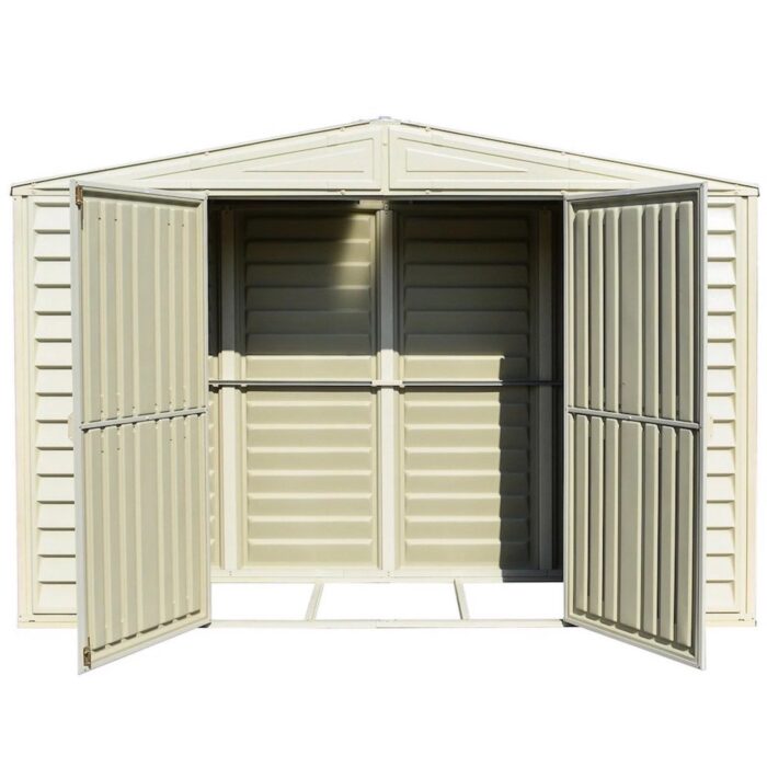 DuraMax 10.5ft x 2.75ft SidePro Vinyl Shed with Foundation Kit - Image 6