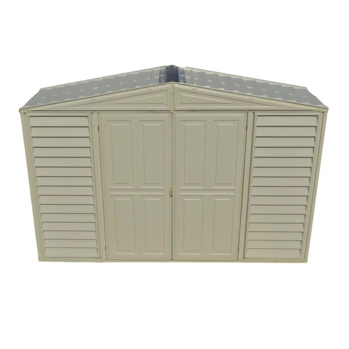 DuraMax 10.5ft x 2.75ft SidePro Vinyl Shed with Foundation Kit - Image 7