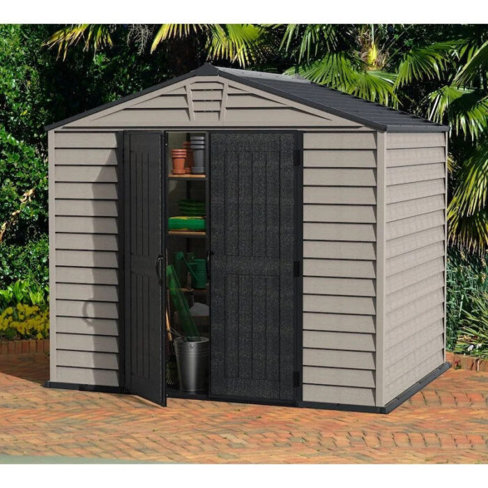 DuraMax StoreMax Plus 10.5×8 Ft with Molded Floor Vinyl Storage Shed