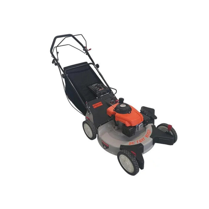 26 in. 208 cc Gas Walk Behind 3-In-1 Wide Area Self Propelled Lawn Mower, Rear Wheel Drive with Blade Brake Clutch - Image 2