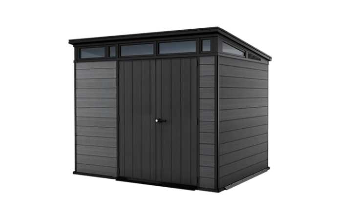 Keter Cortina 9×7 Storage Shed – Graphite