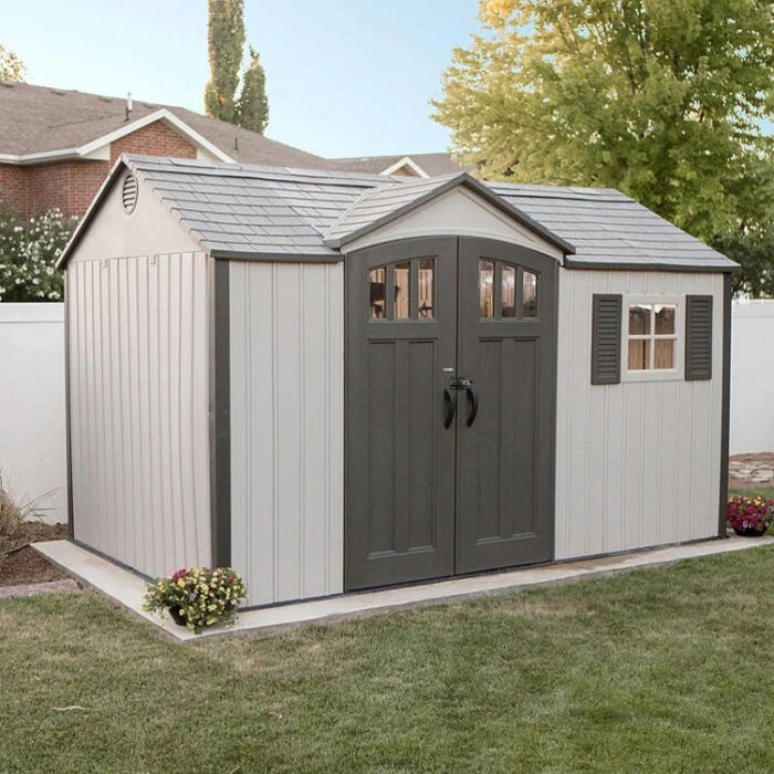 Lifetime 12.5 Ft. x 8 Ft. Outdoor Storage Shed - Image 2