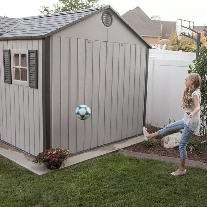 Lifetime 12.5 Ft. x 8 Ft. Outdoor Storage Shed - Image 5