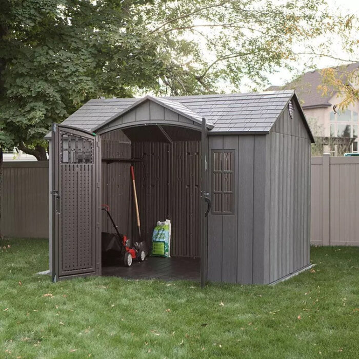 Lifetime 10ft x 8ft Rough Cut Outdoor Storage Shed - Image 3