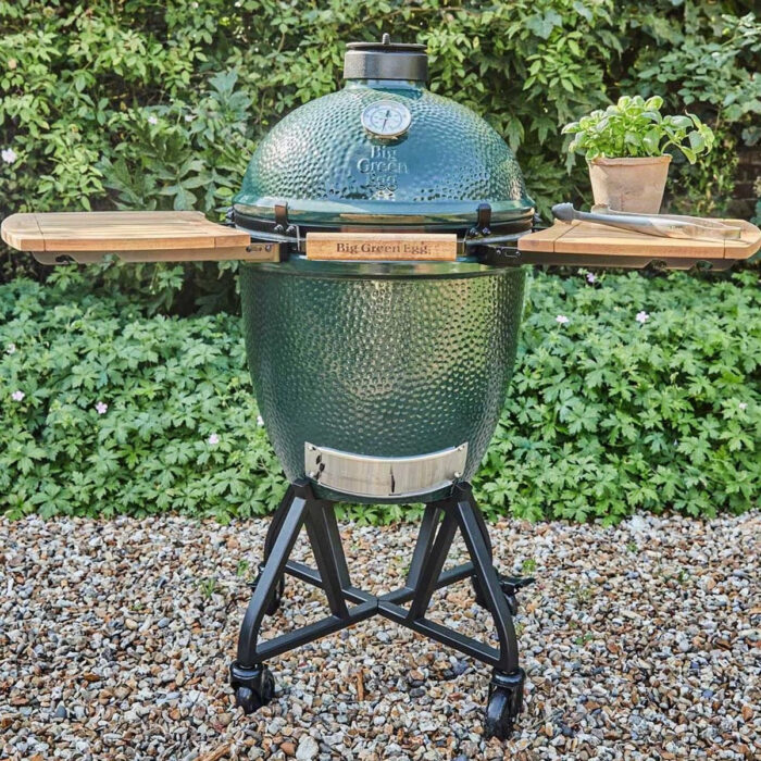 Big Green Egg 18.25 in. Large Charcoal Kamado Grill and Smoker Green - Image 11