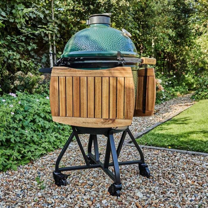 Big Green Egg 18.25 in. Large Charcoal Kamado Grill and Smoker Green - Image 13