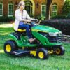 John Deere S100 42 in. 17.5 HP GAS Hydrostatic Riding Lawn Tractor - Image 4