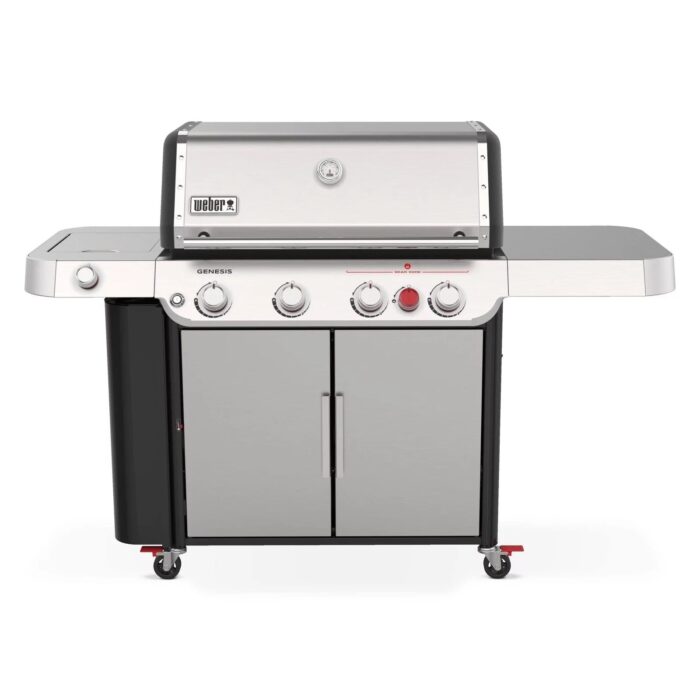 Weber – Genesis S-435 Propane Gas Grill – Stainless Steel (4 burners)