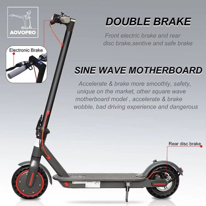 AOVO Pro Foldable Adult Electric Scooter M365 - Image 3