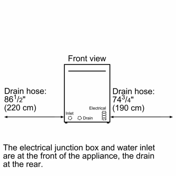 Bosch Ascenta 24″ SHE3AR72UC Built-In Dishwasher – White - Image 8