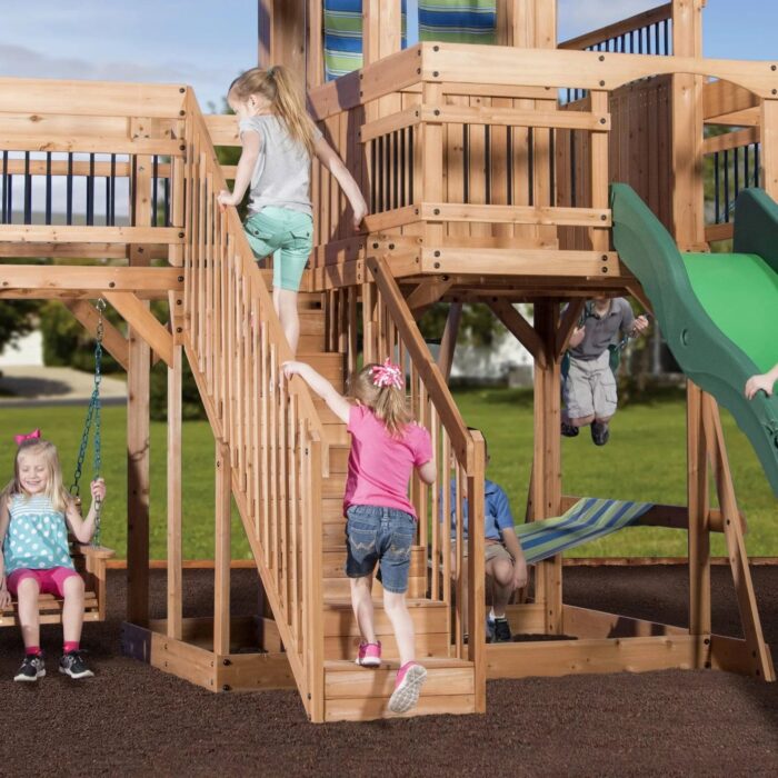 Backyard Discovery Caribbean Cedar Swing Set - Image 3