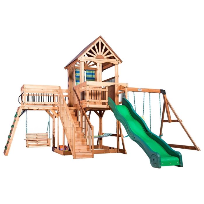 Backyard Discovery Caribbean Cedar Swing Set - Image 4