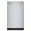 Bosch 800 Series 18″ Stainless Steel Built in Dishwasher-SPX68B55UC